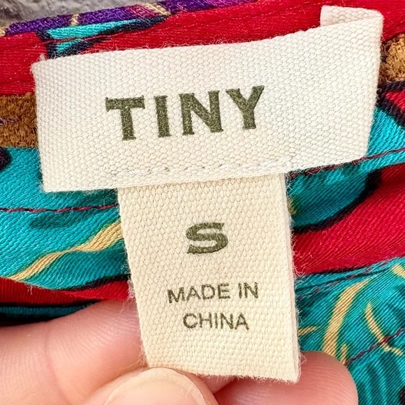 Anthropologie Tiny Rain Scarf Wrap Tank Top Floral Lace Small - Picture 10 of 10